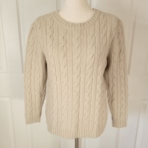 Cable Knit 80% Wool Sutton Studios Sweater Size XL